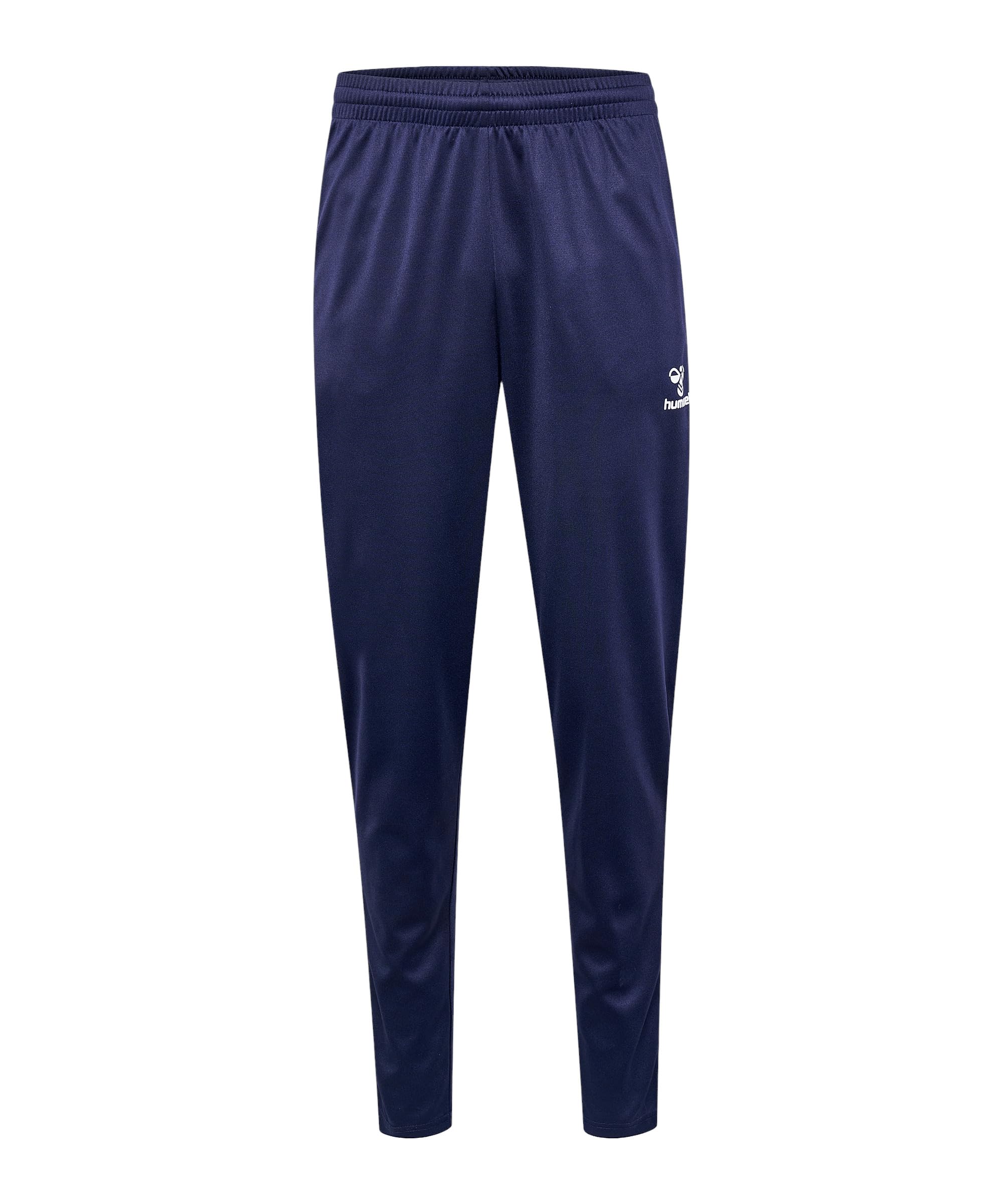 hummel Męski dres treningowy hmlLOGO Suit dwuczęściowy dres sportowy, kolory: granatowo-jasnoniebieski, rozmiar spodni: L, ciemnoniebieski-jasnoniebieski, L