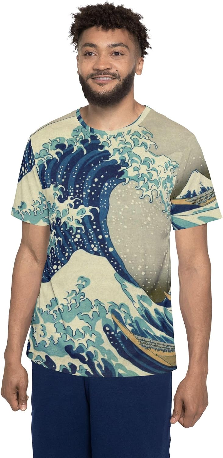 'The Great Wave Off Kanagawa' by Katsushika Hokusai T-Shirt, Japanese Woodblock Prints, Ukiyo-e Art