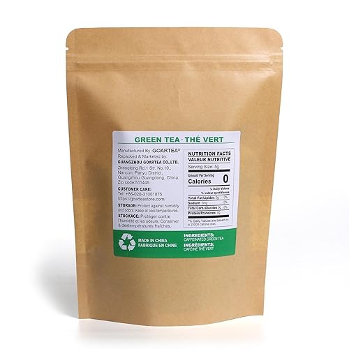 Miniatura 2 de GOARTEA Té verde de jazmín supremo de 250 g / 8.8 oz - Té de jazmín hojas sueltas Moli Yinhao Fujian Té chino