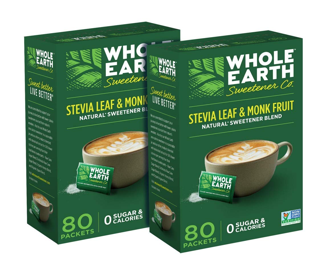 Whole Earth Sweetener Co. Stevia Leaf and Monk Fruit