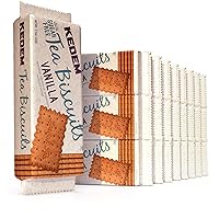 Vista 1 de Kedem Galletas de té, vainilla, sin azúcar, paquetes de 4.5 onzas (paquete de 24)
