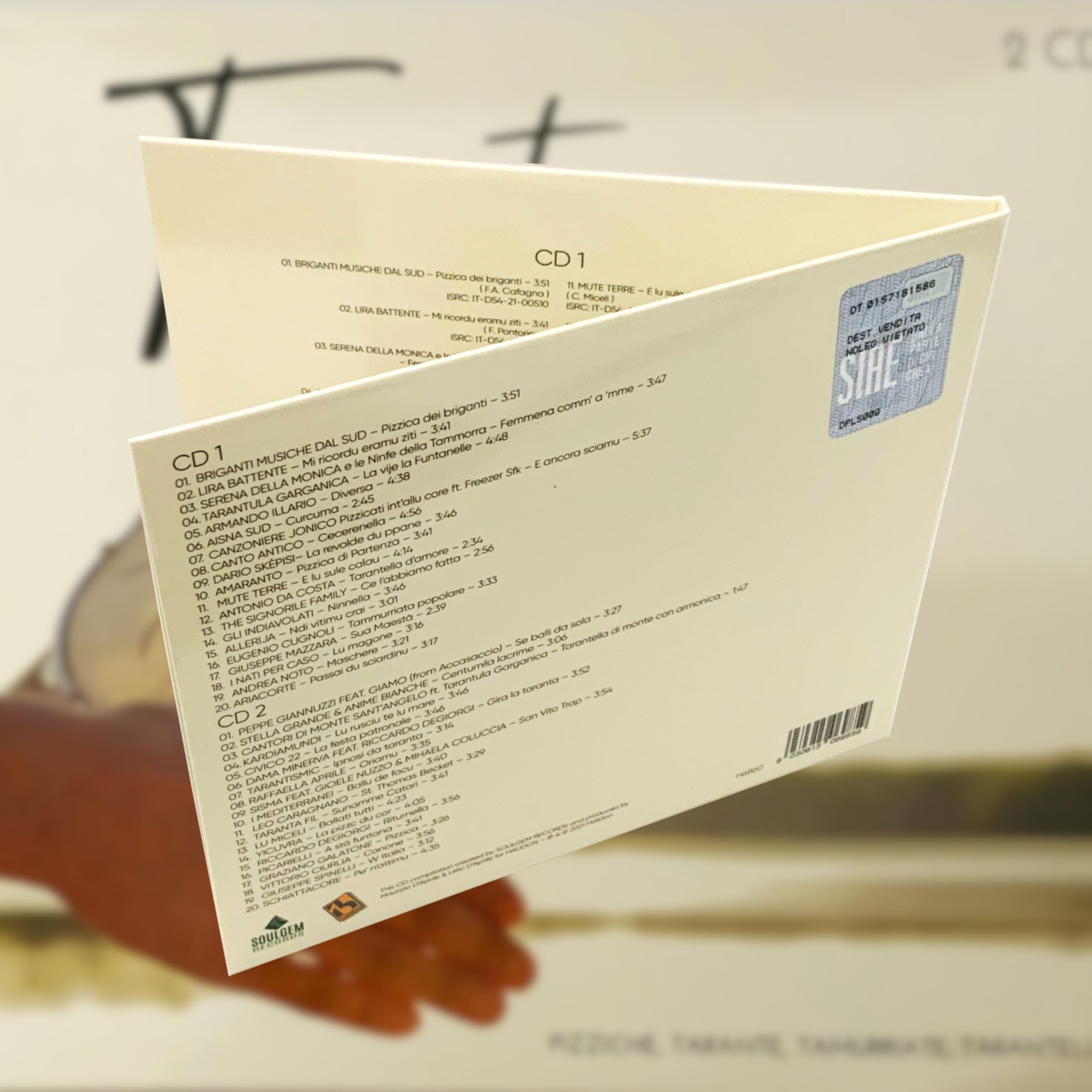 Taranta - Pizziche, Tarante, Tamurriate, Tarantelle 2 CD
