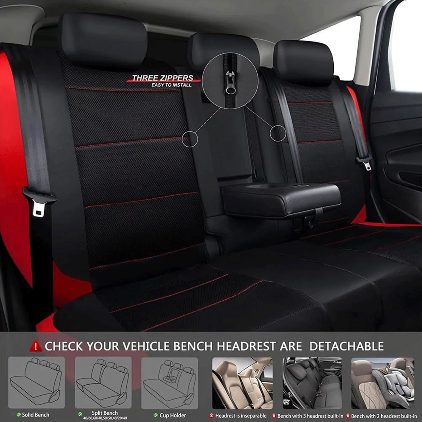 Voiture Ensembles Housse Siege Pour Dacia Duster 2000-2014 2015 2016 2017 2018 2019 2020 2021 2022 2023 2024,Housses Siège Voiture Siège Avant Arrière Protecteur Siège Couvre Confortable Accessoire