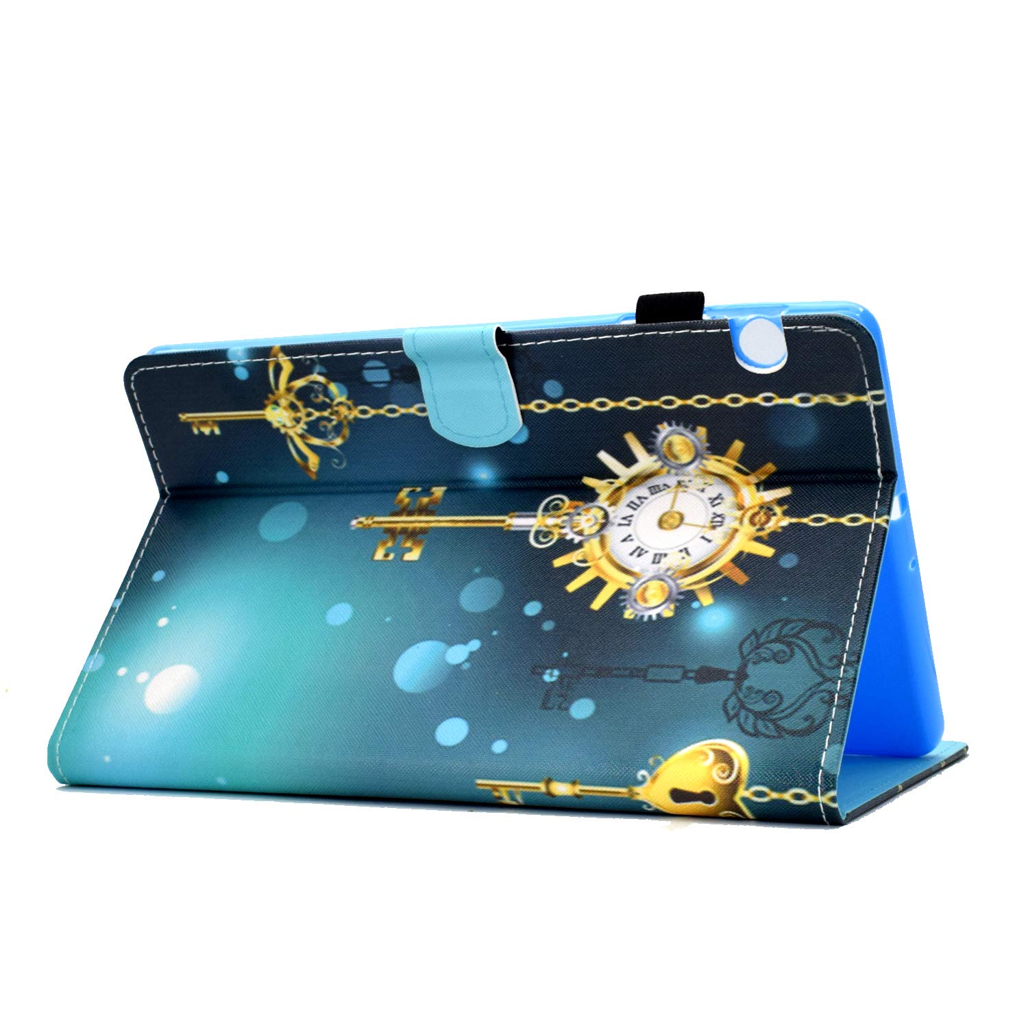 Custodia In Pelle Con Slot E Supporto Per Huawei MediaPad T5 10.1 Pollici (2018) - Chiusura Magnetica - 3