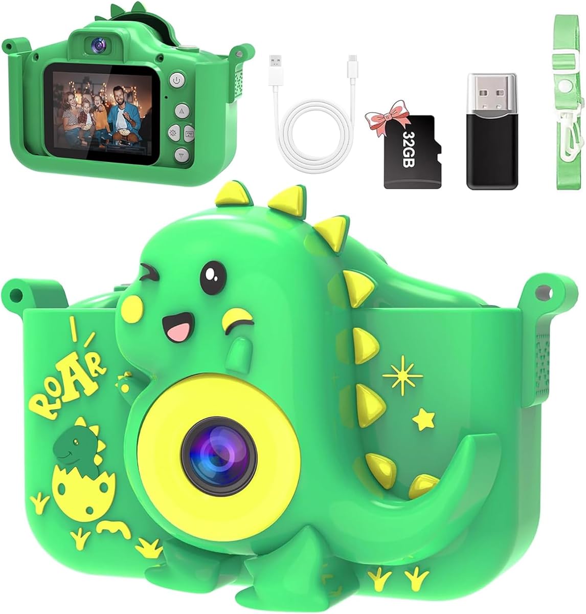 MYSTILUCK Children's Camera, 1080P HD Digital Camera for Children with 2.0 Inch Screen & 32GB Card, Children's Toy Birthday and Christmas Gifts for Boys & Girls 3-12 Years: Amazon.de: Toys