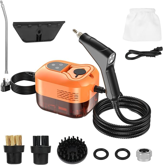 CILNGRT Handheld Steam Cleaner, Pressurized Handheld Multi