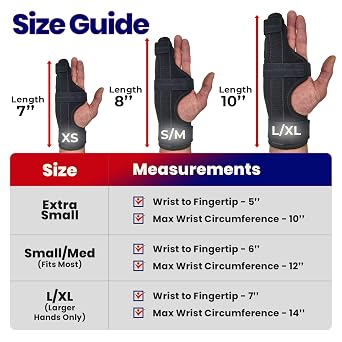 Metacarpal Finger Splint (Right Small) + Finger Splints Bundle
