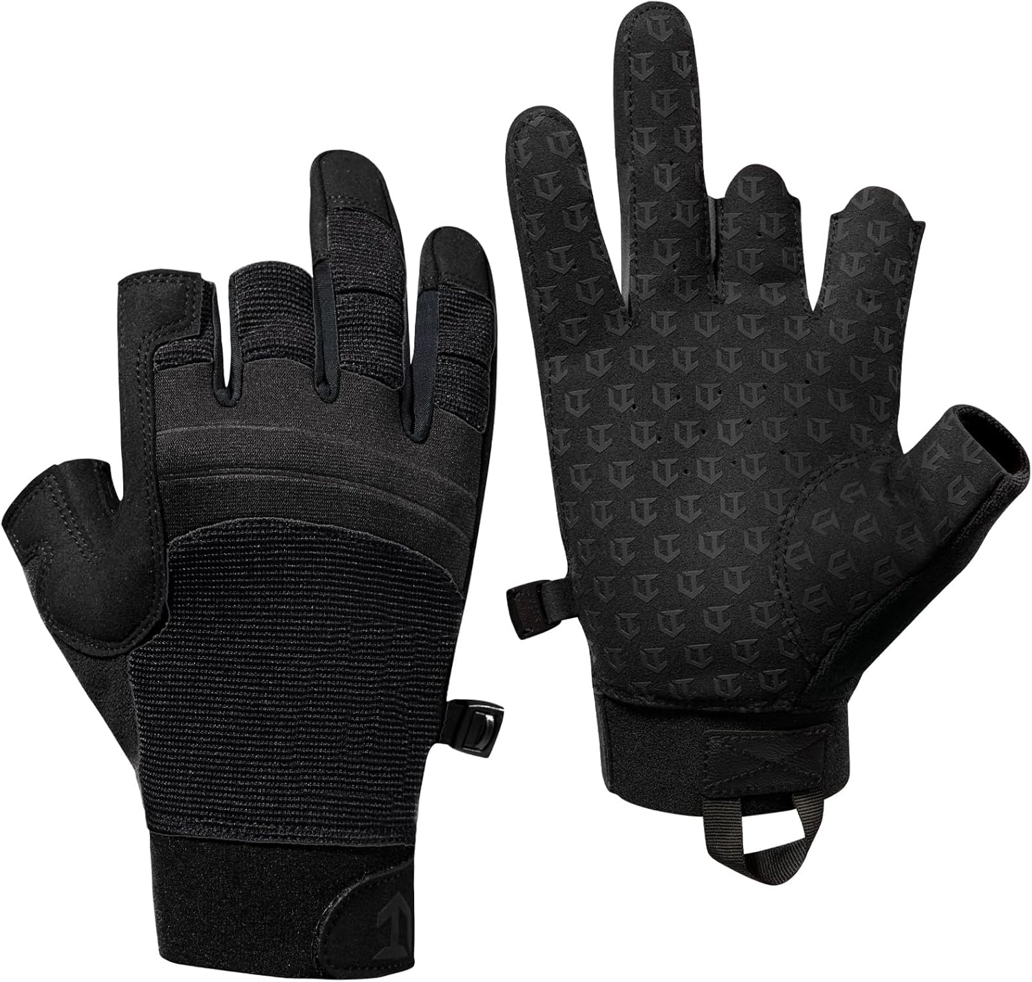 Utility Tactical Half Finger Gloves Lightweight Impact Resistant Airsoft Paintball Gloves for Shooting Hiking