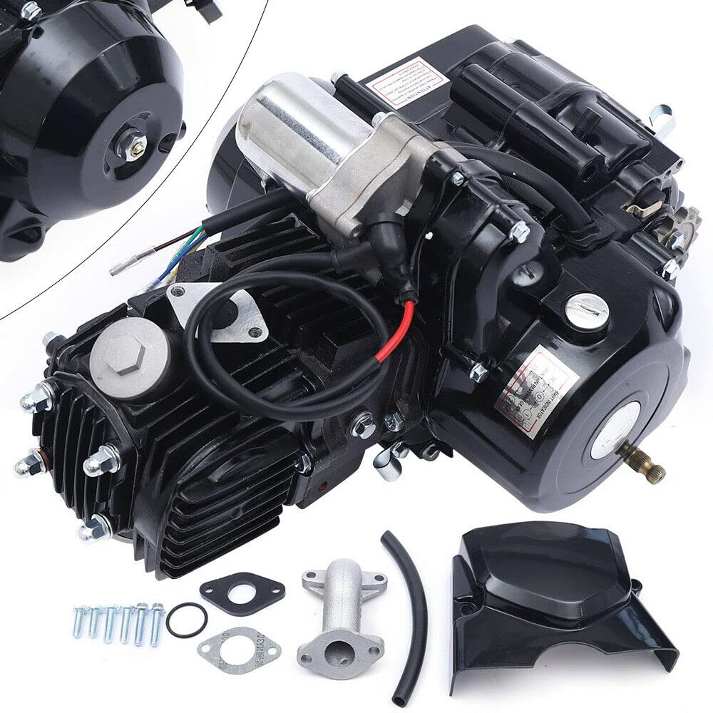 PanDair 125cc 4-Stroke Semi Auto w/Reverse ATV Go-Karts Engine Motor fits Most China Made 125cc ATVs and Upgrading 50cc-110cc ATVs