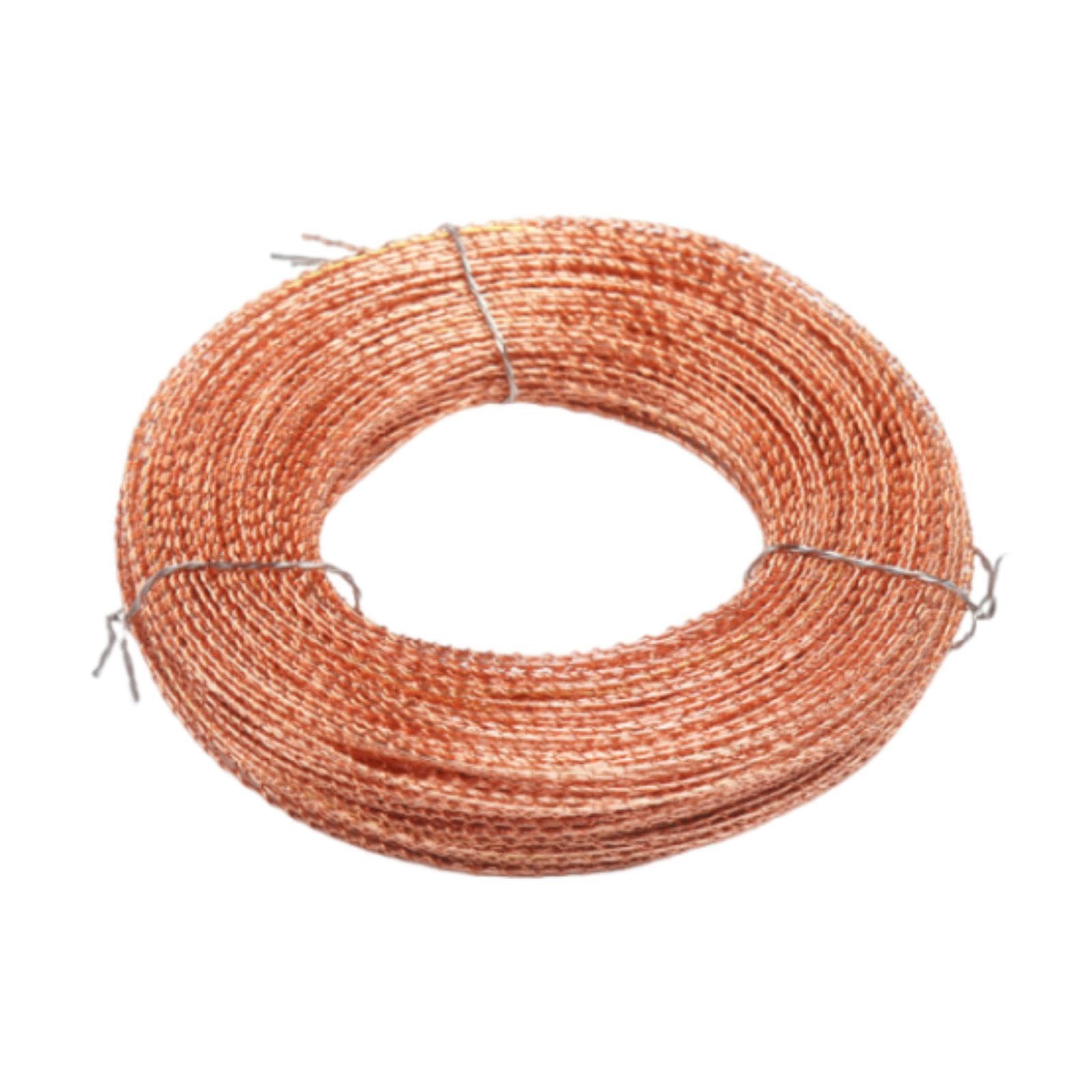 AsrMyjcx Iron Wire Sealing Portable 30M/40M Security Wire Cable Seal Press Blank Seals Anti-Tamper Copper Wires for Gas, 30m