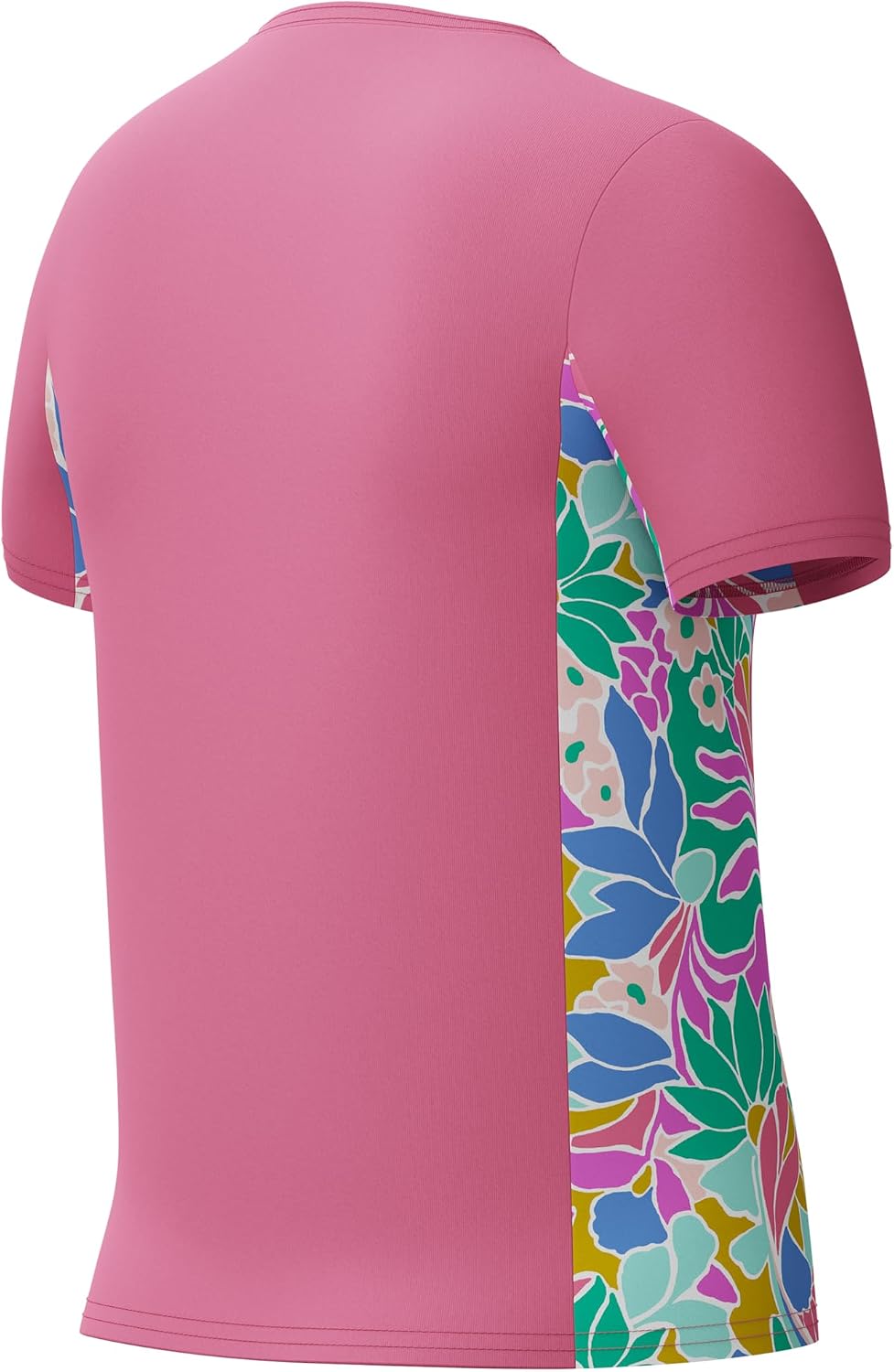 Speedo Girls' Uv Swim Shirt Short Sleeve Printed Rashguard