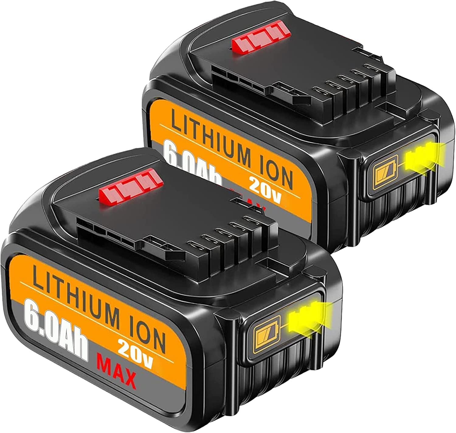 Batterie 18V 5500mAh ASUNCELL Pour Dewalt + Chargeur - Batterie De Rechange Outils Sans Fil