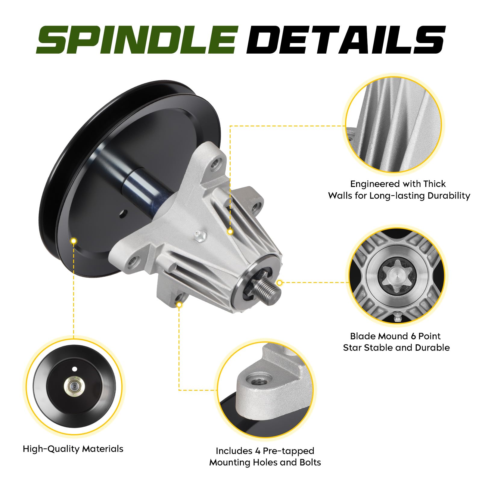 Cuscinetto Mandrino ST207, SU-9001310-0001 Adatto Per Tosaerba Cub - Foto 5