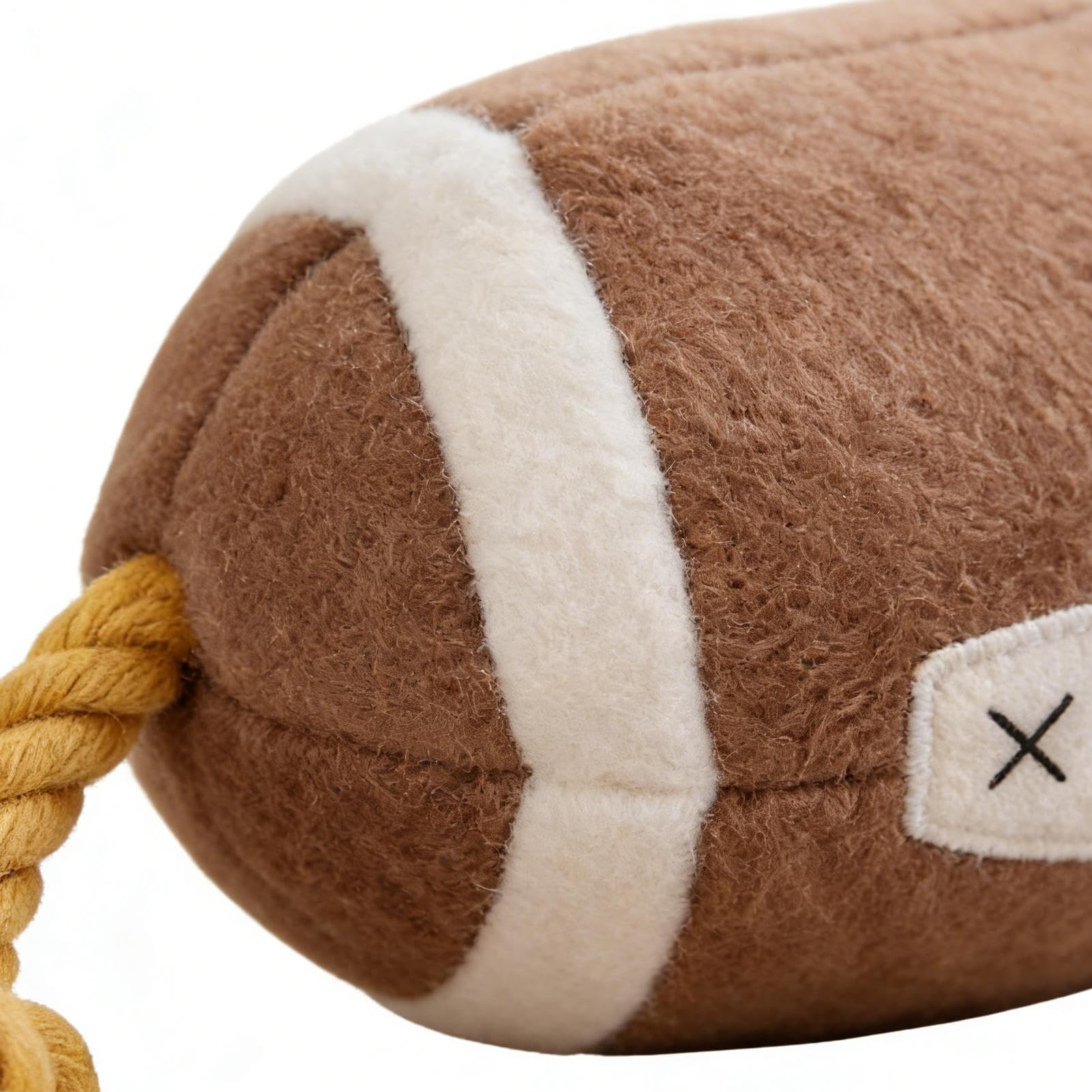 Juguetes Mordedores para Perros Accesorios para Mascotas | Diseño De Pelota Deportiva Juguete Para Cachorros En Dentición Con Cuerda De Algodón Para , Jalar Y Juego De Fuerza Interior
