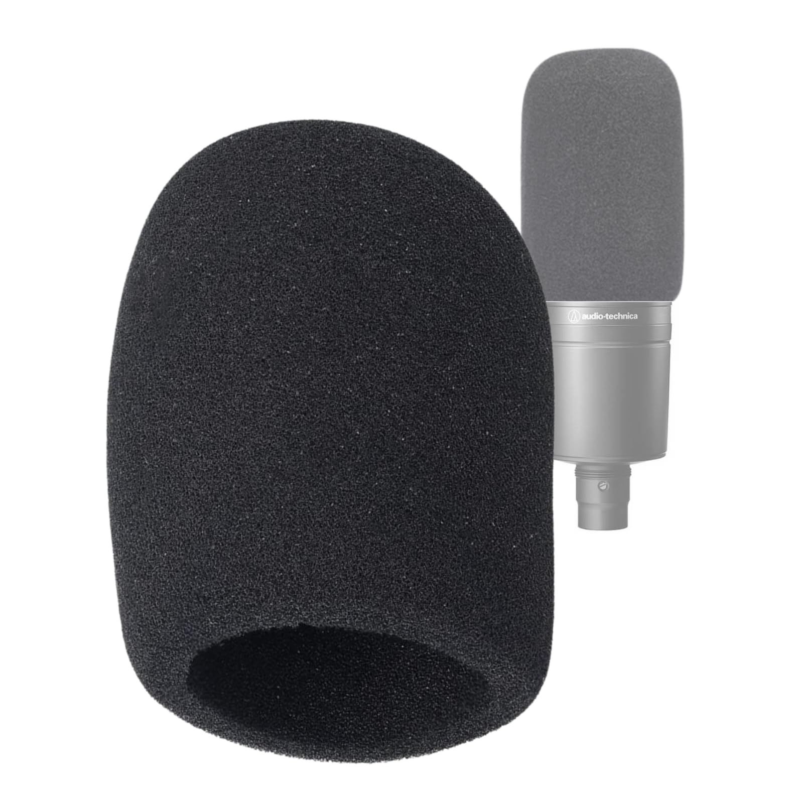 Amazon.co.jp: AT2020対応 ウインドスクリーン ウィンドマフ 風防 雑音