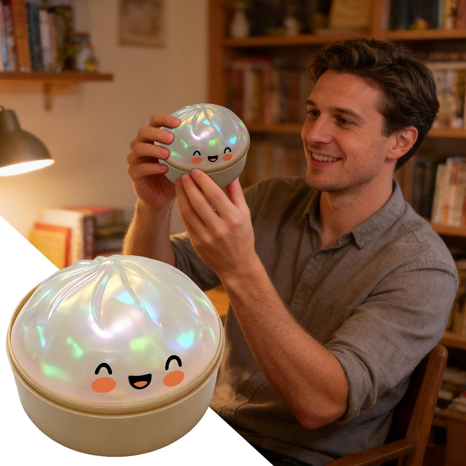 Bola Anti-Estrés Brillantina Dumpling - Amasable para Aliviar el Estrés | Peluche Anti-estrés para Amasar - para Estudio Trabajo Viaje Oficina Casa Coche Sala de Espera Meditación Regalos para Niños A — view 8