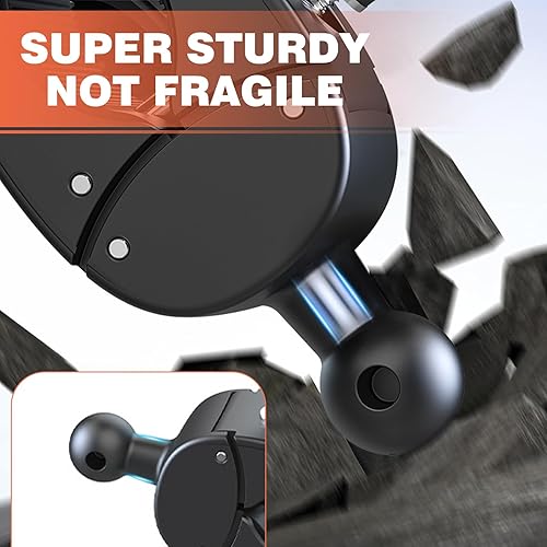 Miniatura 5 de Downhill 1 soporte para teléfono para bicicleta, antideslizante y antivibraciones, soporte de teléfono de motocicleta ajustable de 360 grados,