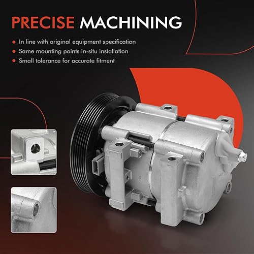 Miniatura 4 de A-Premium Compresor AC con embrague compatible con Ford Focus 2.0L 2000-2002