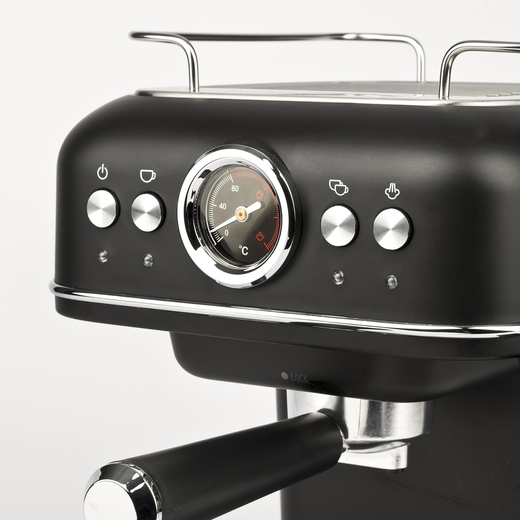 G3 Ferrari G10188 Alchimia Macchina da Caffè Espresso, 15 Bar, Compatibile con Cialde e Caffè in Polvere, Cappuccinatore, 3 Filtri INOX, Serbatoio 1.2L, Funzione Standby e Sleep, Scaldatazze