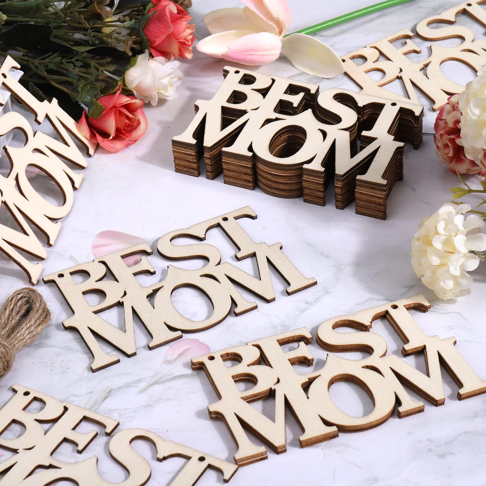 Set Di Lettere in Legno per Mamma E Papà, Regalo per Mamma E Papà, Lettere in