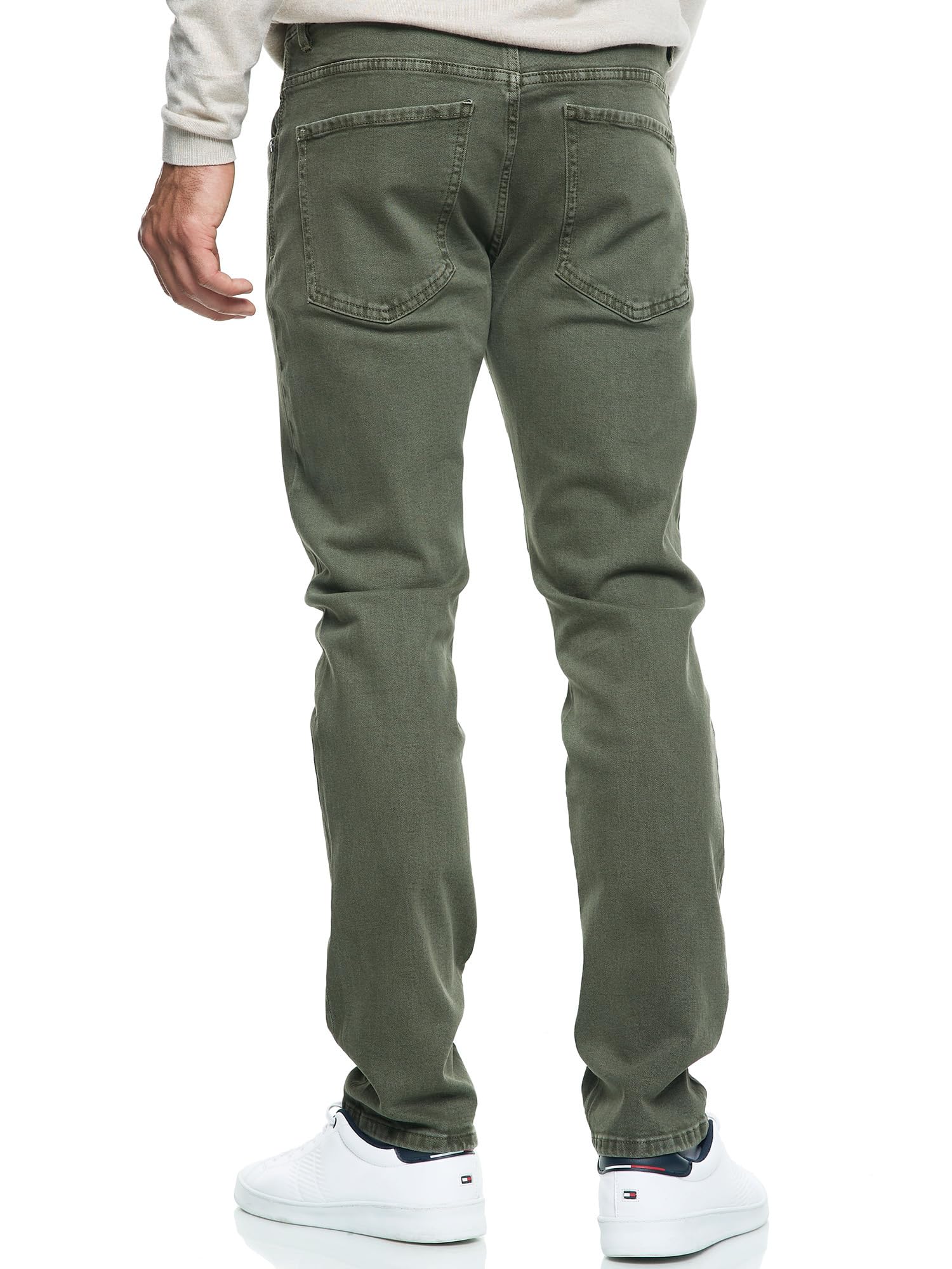 Indicode Uomini INSamario Jeans Pants | Pantaloni Jeans in 99% Cotone con 5 Tasche