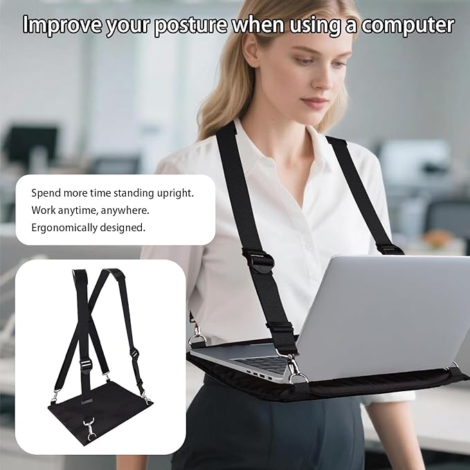 Arnés para Laptop Portátil Ajustable, Soporte Ergonómico para 16in miniatura 3