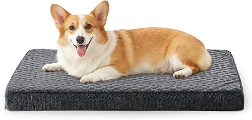 Miniatura 14 de JOEJOY Camas XL para perros de tamaño grande, cama ortopédica para perros grandes con funda extraíble lavable, camas extra gruesas de espuma