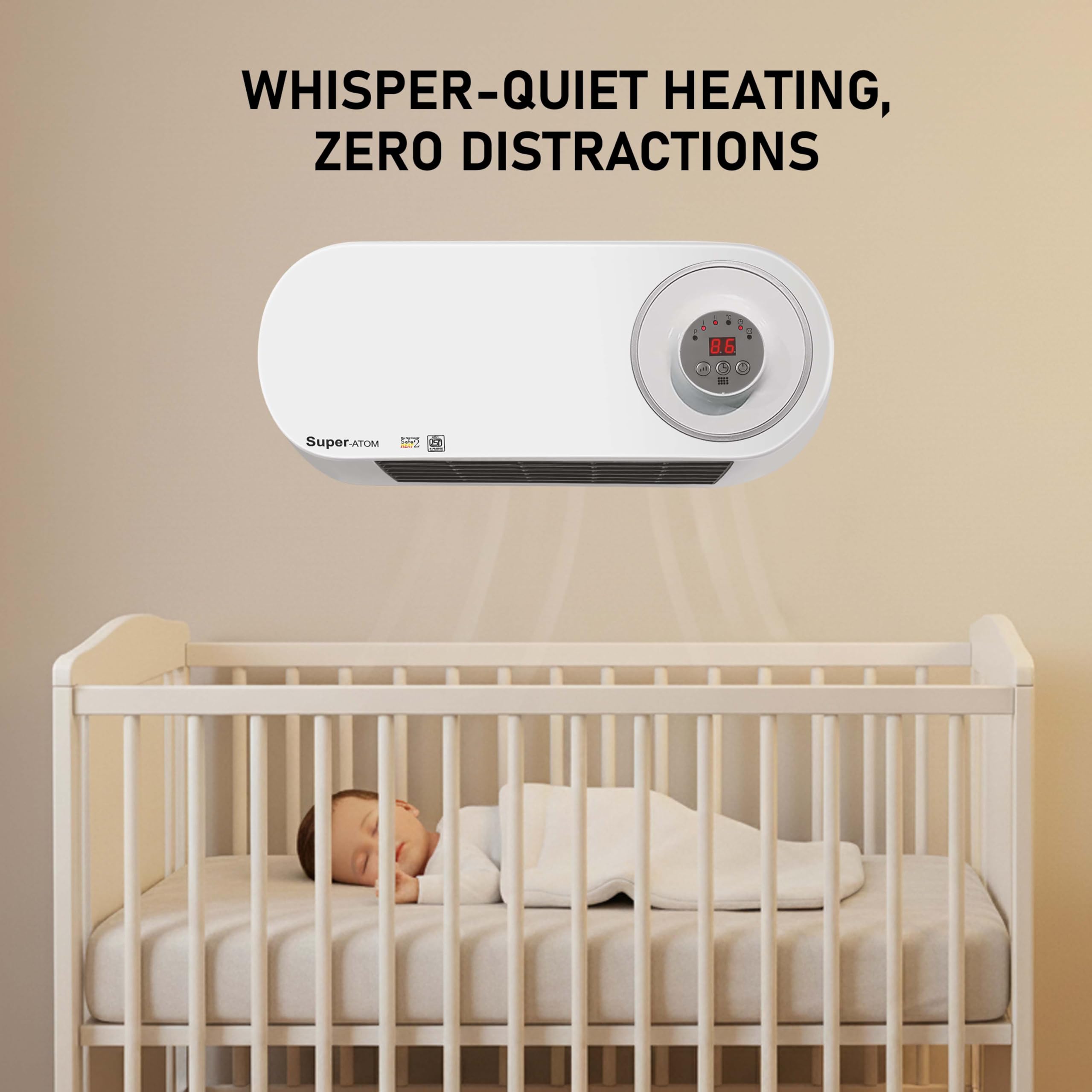 WarMex Super Atom Room Heater - Wall Mount, 2 Heat Modes -5 WarMex Super Atom Room Heater - Wall Mount, 2 Heat Modes -5