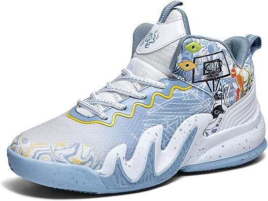 Womens Lace Up High Top Basketball Shoes Fashion Breathable Sneakers Casual Non-Slip Sports Shoes for Running Walking