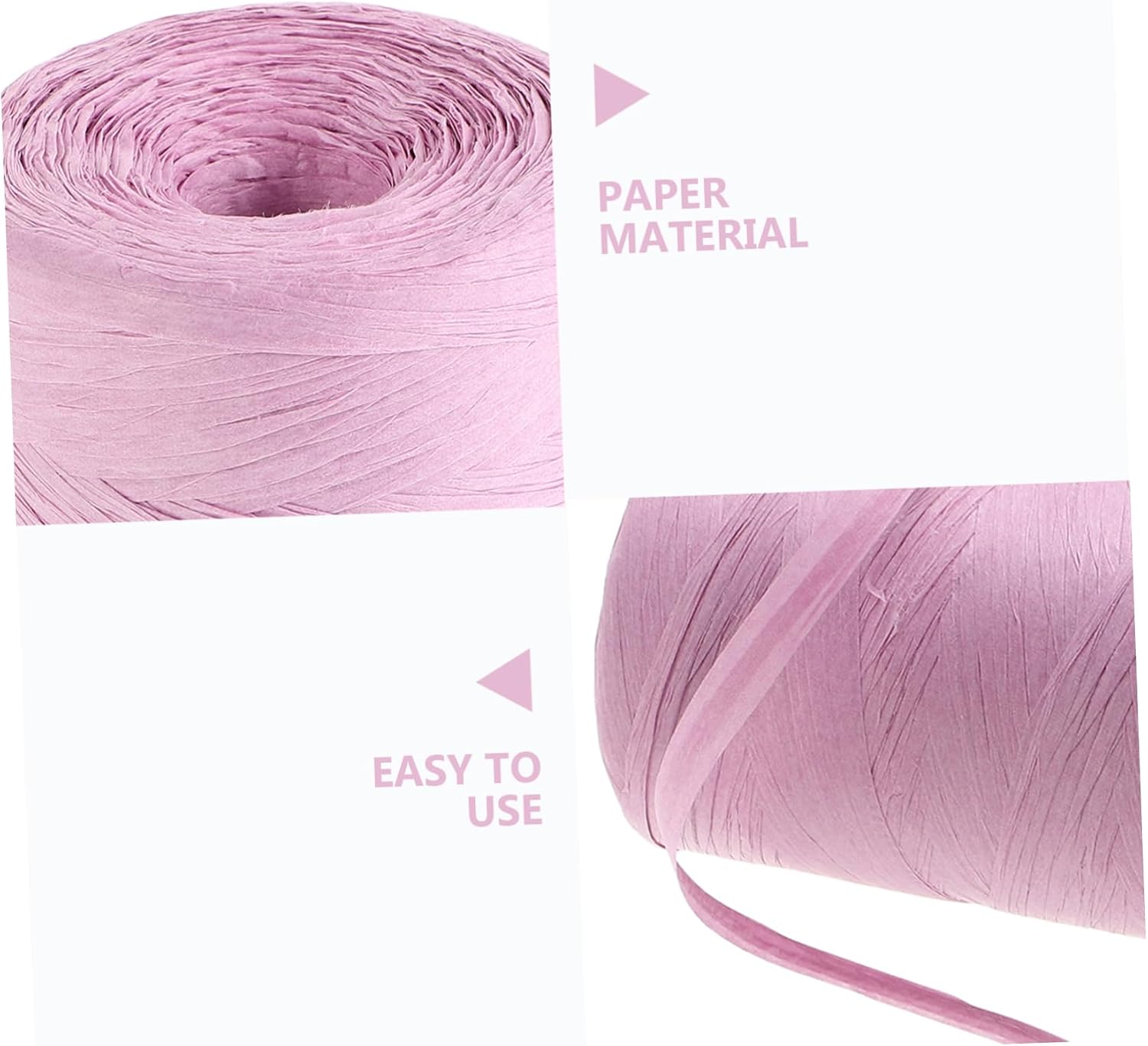 Christmas Raffia String Paper Ribbon for DIY Craft Projects Xmas