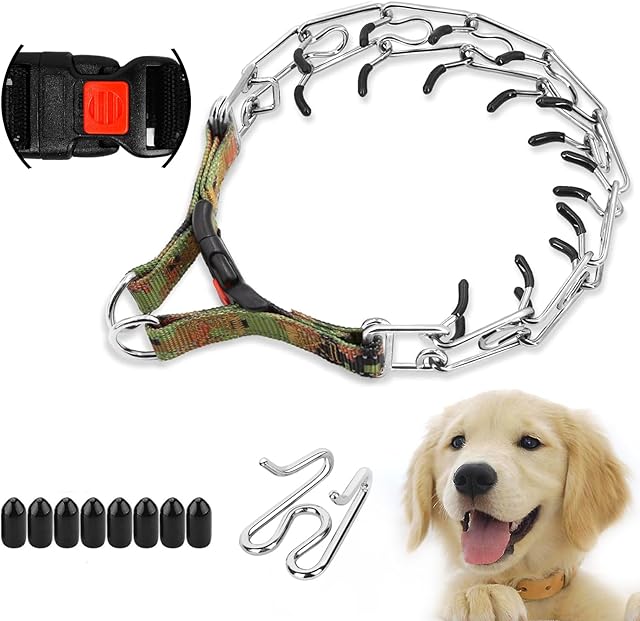 Supet Dog Training Collar, Adjustable Dog Training Collar with Buckle for Small Medium Large Dogs