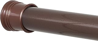 Zenna Home Adjustable Tension Shower Rod, 44