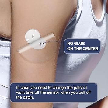 100Pcs Libre 2 Plus Sensor Covers Waterproof Adhesive Patches for Libre 2/3