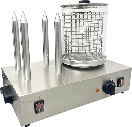 Miniatura 8 de TECHTONGDA Vaporizador para perros calientes, parrilla de salchichas, calentador eléctrico para bollos, calentador de perros calientes, calentador