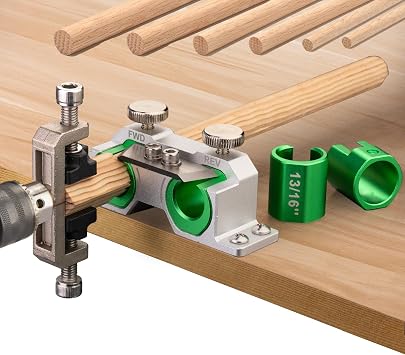 Double Cutting Dowel Maker Jig Kit Carbide Inserts Stable wooden Dowel Cutter tool Dowel Plate Imperial 9 different diameters