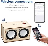 Vista 5 de Proyectos STEM para niños y adultos - Construye tu propio altavoz Bluetooth - Kit de electrónica de experimentos científicos Conjunto de bricolaje