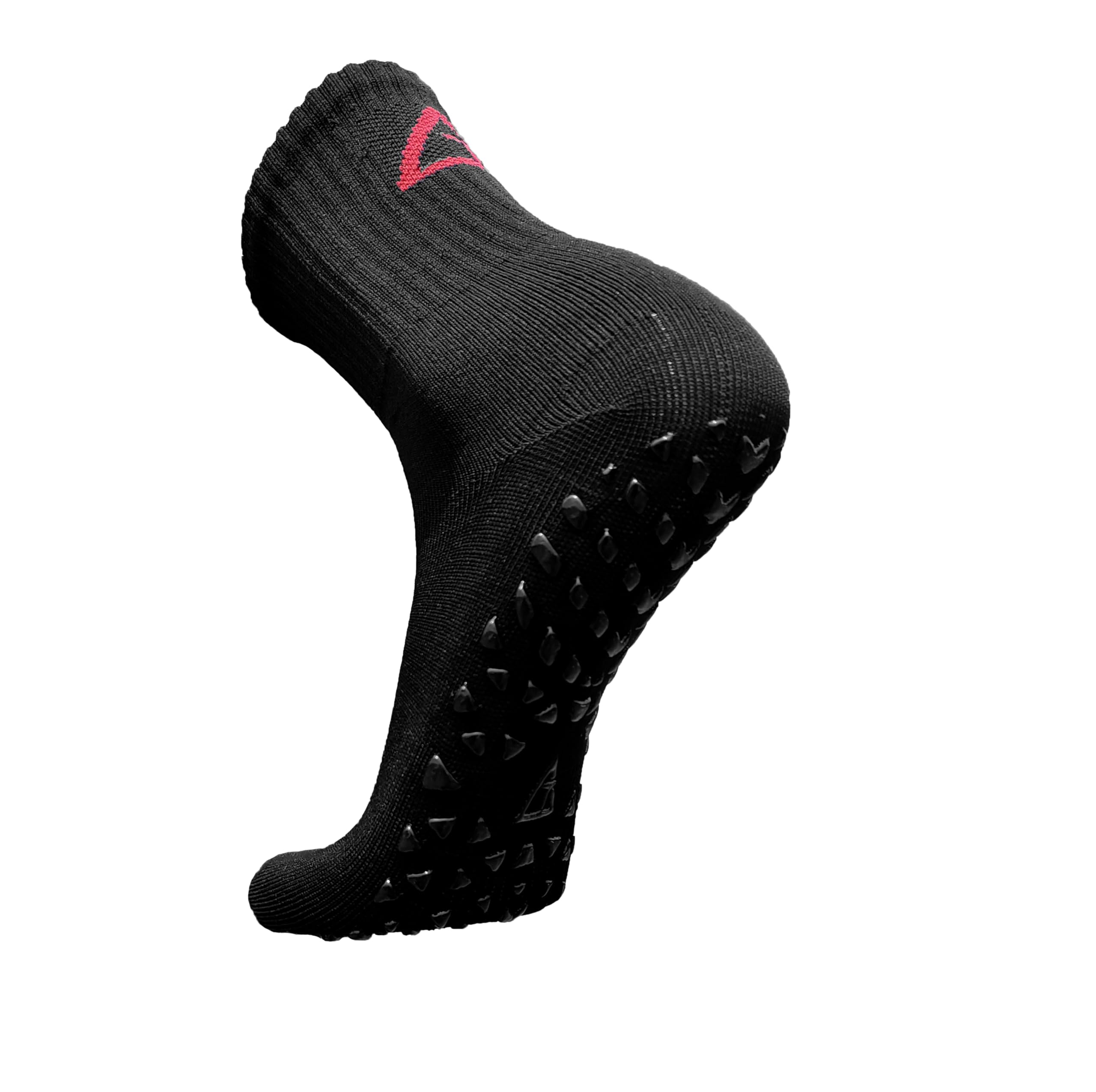 Unisex Football Grip Socks For Men and Women, Calf Length Stockings, Sports Socks, Soccer Socks, Football Stockings (Black) 1 Pair Free Size-image-16