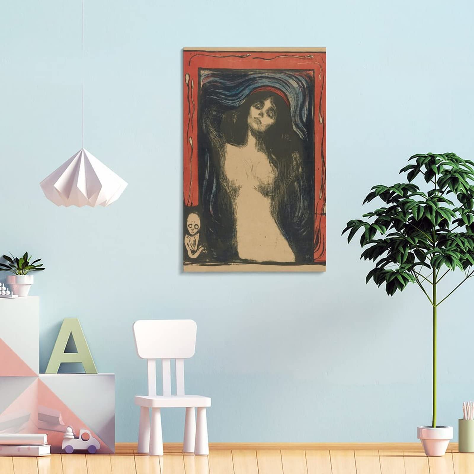 超希少 ムンク『マドンナ』当時物 版画展 ポスター フジカワ画廊 画家