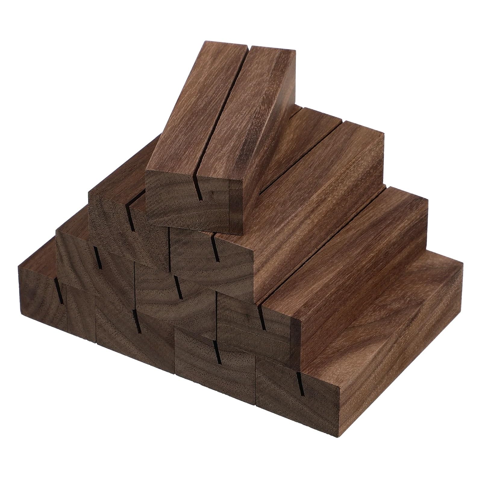 Lot de 12 Porte-Noms en Bois, présentoirs for Photos, Cartes Postales, numéros Table, menus, Articles fête for Mariages et réceptions