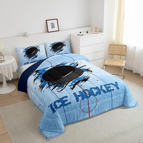 Miniatura 57 de Castle Fairy Juego de ropa de cama de béisbol, tamaño matrimonial, juego de edredón de 3 piezas para niños, niños, adolescentes, decoración