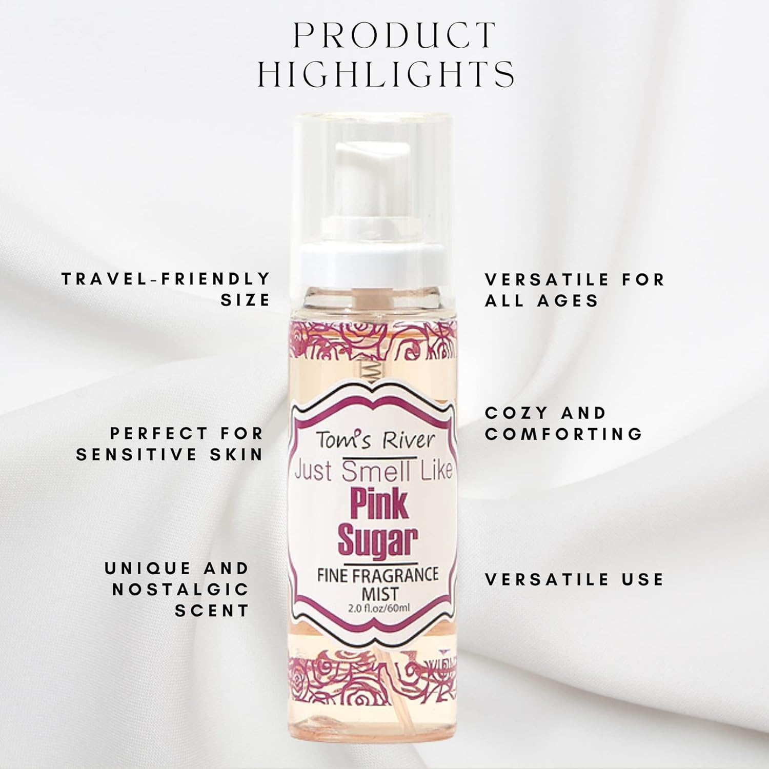 Infinix Fine Fragrance Body Mist Set – Baby Powder & Pink Sugar – 2 fl oz Each – Pack of 2 Travel-Size Soft & Long-Lasting Scented Spray for Women & Men – Daily Use Unisex Perfume