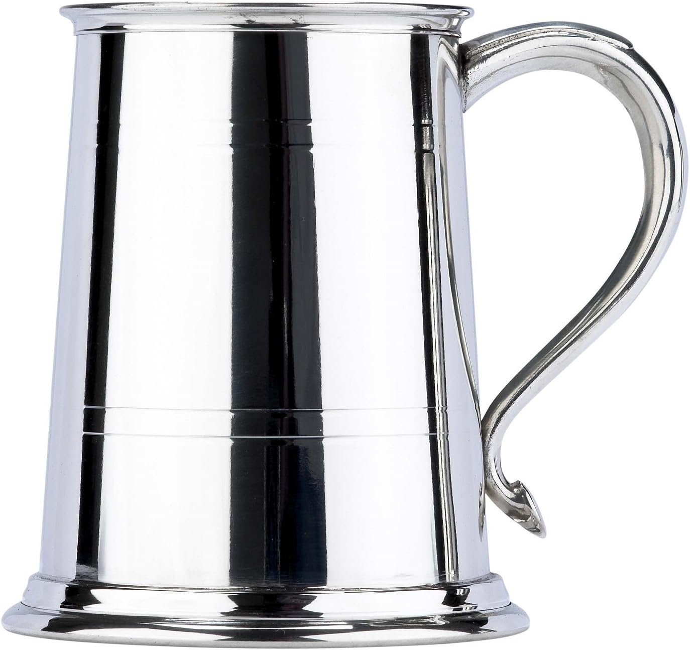 Commodore Fine English Pewter Tankard with Swan Handle Beer Mug Made in England