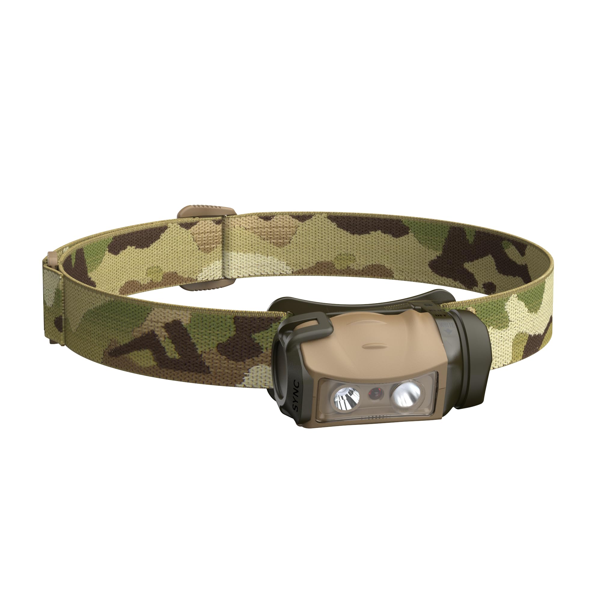 Princeton Tec Multicam Sync Led Head Torch Flashlight Light Head-Gear Camo