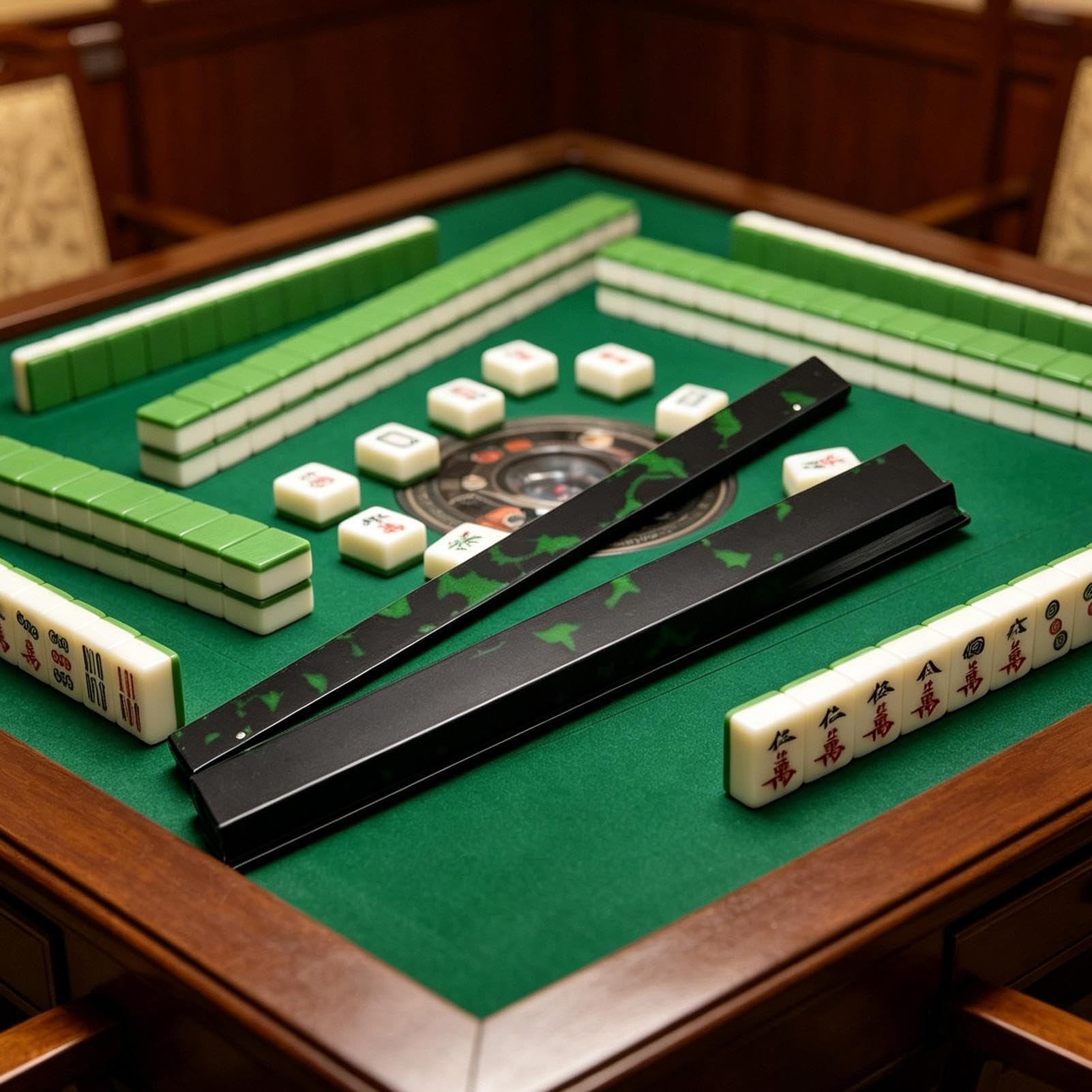 Magnetyczne uchwyty na karty Mahjong Magnetyczne Antypoślizgowe Akrylowe | Stojak i popychacz Combo Mahjong na wieczory gier, spotkania rodzinne i centra seniorów