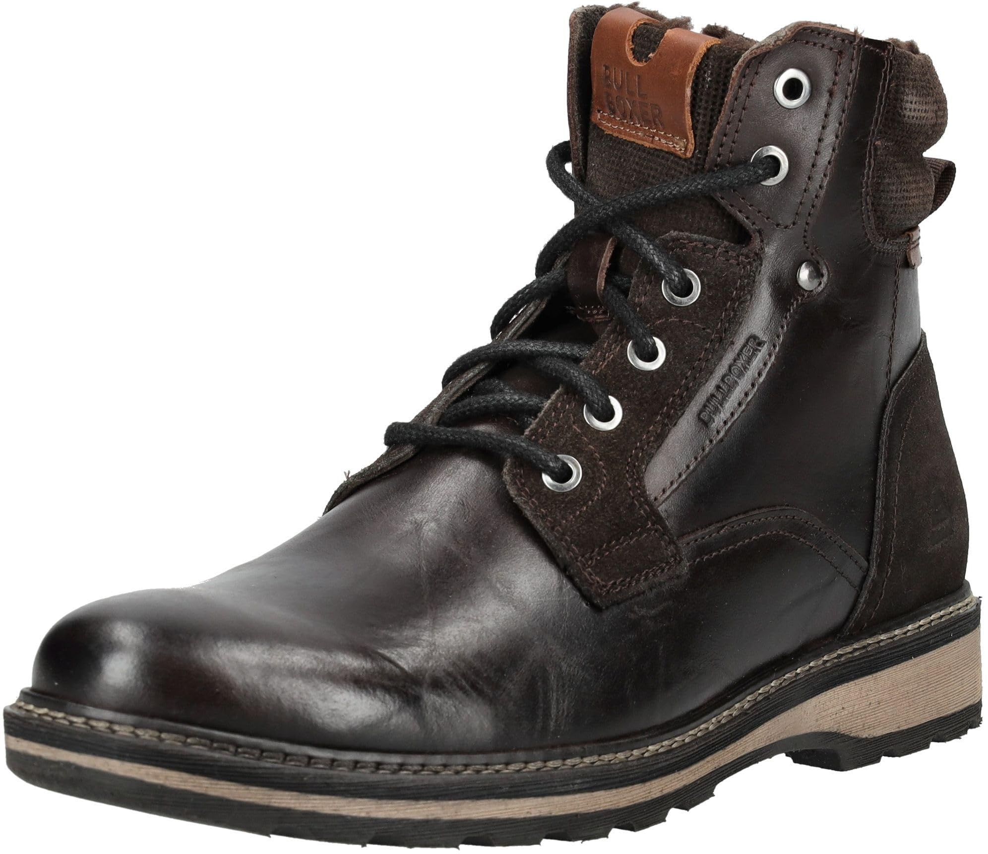 Bullboxer Stiefelette Leder/Textil mit herausnehmbarer Innensohle