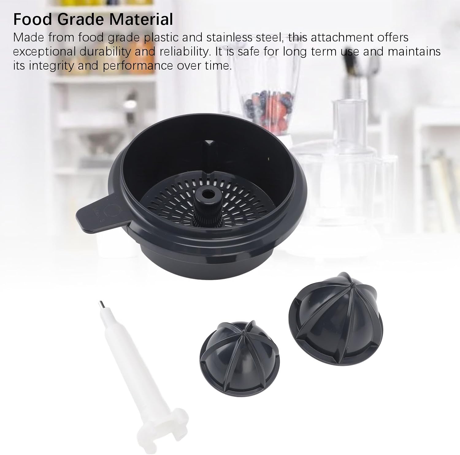 Juicer Press Strainer Kit for TM6 TM5 | Upgraded, Quick and Easy to Replace, Plastic Juicing Citrus Squeezer Attachment, Food Processor Accessories
