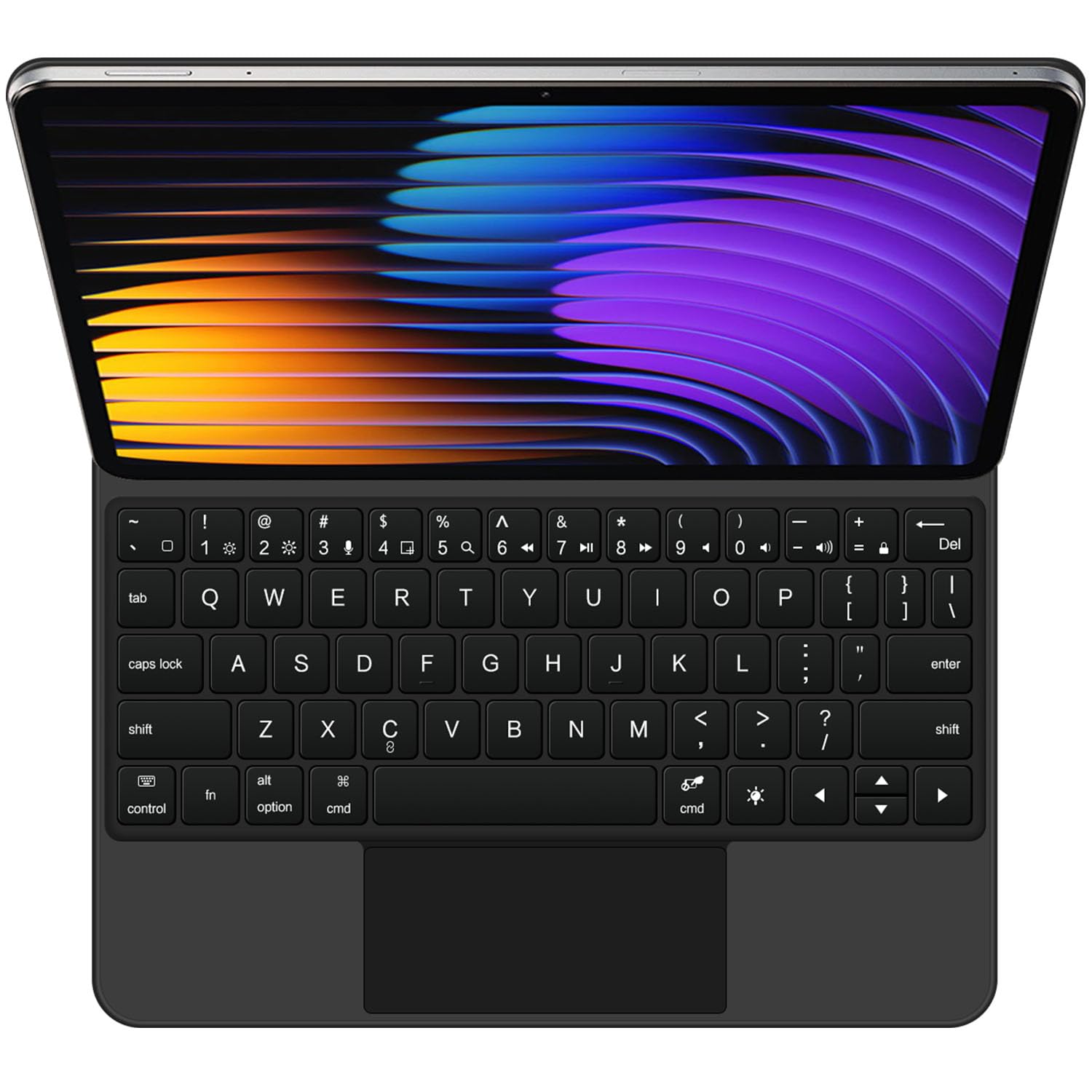 Funda con teclado mágico para Xiaomi Pad 8 / Xiaomi Pad 8 Pro (11,2"), Funda de teclado Bluetooth inalámbrica con trackpad y soporte magnético
