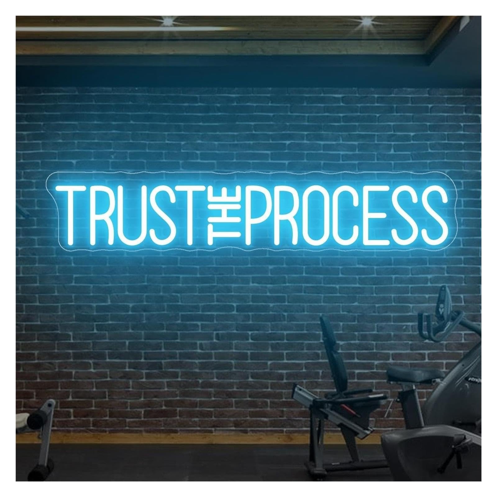 Decoración Lámparas Letrero De Neón Trust The Process