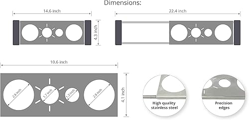 Miniatura 2 de Sanni Shoo Drip.it - Organizador para fregadero de acero inoxidable, multifuncional y ahorra espacio, soporte para botellas, compatible con