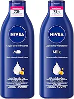 NIVEA Kit Loção Hidratante Milk Pele Seca a Extrasseca 400ml (2 unidades)